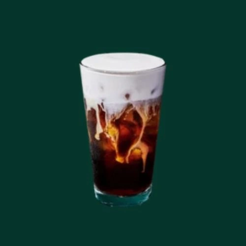 cold brew with non dairy vanilla sweet cream cold brew