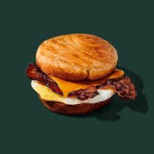double smoked bacon egg sandwich cheddar