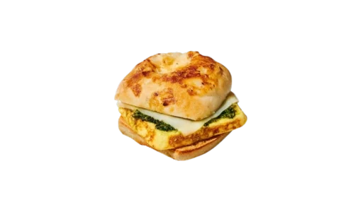 133 egg pesto mozzarella sandwich