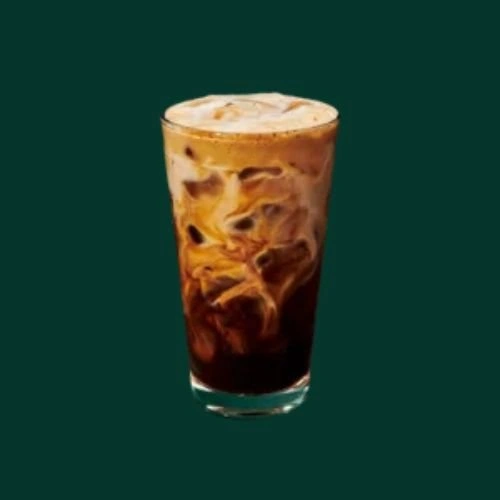 iced hazelnut oatmilk shaken espresso
