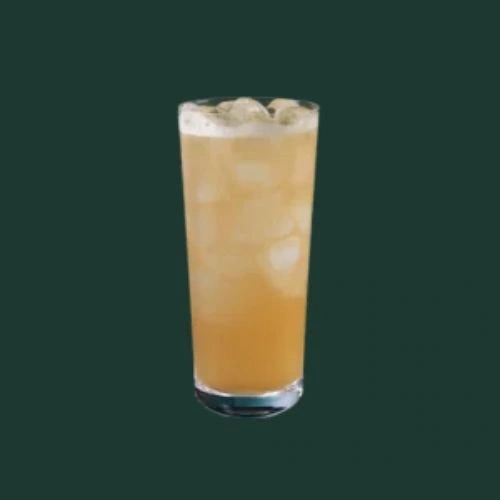 iced peach green tea lemonade