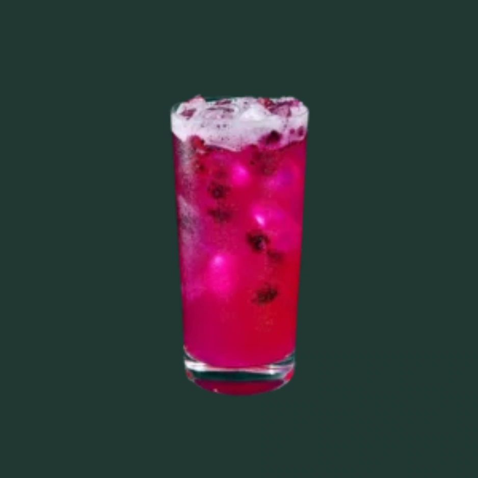 mango dragonfruit lemonade refresher