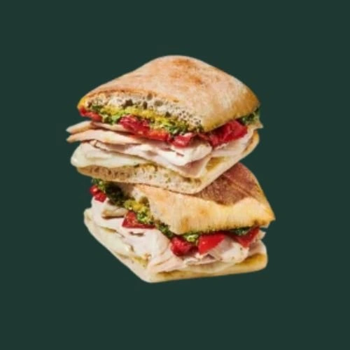 pesto on ciabatta