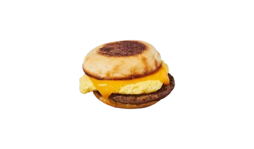 136 sausage cheddar egg sandwich