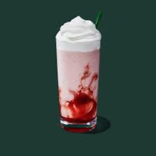 strawberry creme frappuccino blended beverage