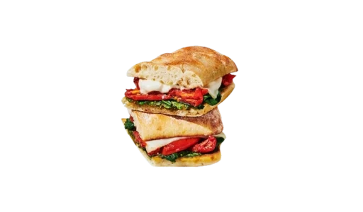 151 tomato mozzarella on focaccia