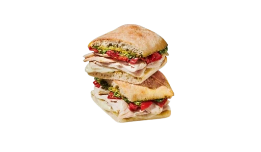 153 turkey provolone pesto on ciabatta